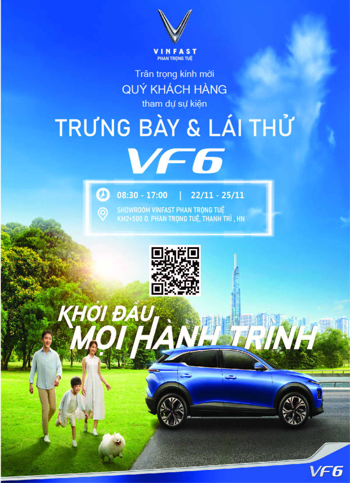Trưng bày & lái thử xe ô tô điện VF 6